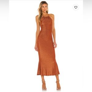 Misha Greta Dress. Copper. Size 0